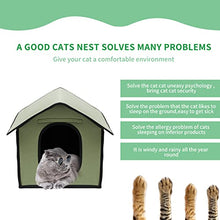 Load image into Gallery viewer, Pet Outdoor House, Waterproof Cat House Dog House Pet Outdoor Cat House, Outdoor Rainproof Dog House Cat House Villa Tent Collapsible Pet Shelter Foldable Pet Shelter Feral Cat House Pet Shelter