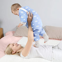 Load image into Gallery viewer, Lictin Baby Sleeping Bag 2.0TOG - Baby Sleep Sack Split Leg with Removable Sleeves Blue Sky and White Clouds Pattern for Infant Toddler from 75 to 95 cm 2.0 Tog Organic (Light Blue)