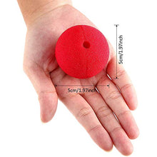 Load image into Gallery viewer, Xinlie 30 pieces Red Foam Nose Circus Clown Nose Clown Nose Foam Red Nose Day Party Red Clown Nose Foam Clown Nose in Red for Carnival Carnival Or Other Theme Parties | Diameter About 5cm |