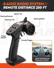 Load image into Gallery viewer, BEZGAR 7 Hobbyist Grade 1:16 Scale Remote Control Truck, 4WD High Speed 42 Km/h All Terrains Electric Toy Off Road RC Monster Vehicle Car Crawler with Rechargeable Batteries for Kids and Adults