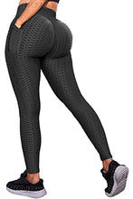 Load image into Gallery viewer, RIOJOY Butt Scrunch Waffle Gym Leggings Women, Honeycomb Anti-Cellulite Tie-dye Fitness Leggings