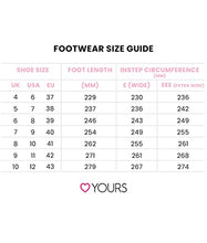 Load image into Gallery viewer, Yours - Navy Embellished Trainers in Extra Wide Eee Fit - Women's