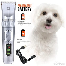 Load image into Gallery viewer, rechargeable dog clippers
