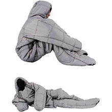 Load image into Gallery viewer, YLWJ Sleeping Bag Wearable Lightweight Waterproof Sleeping Bags with Zippered Holes for Arms and Feet for Camping, Hiking & Outdoors Lightweight Sleeping Bag