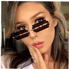 Load image into Gallery viewer, Trendy Rimless Sunglasses Vintage Unique Punk Glasses Shades Uv400 Protection