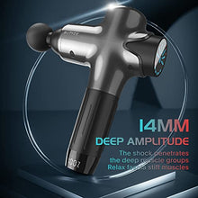 Load image into Gallery viewer, Massage Gun Deep Tissue Percussion Muscle Massage Gun for Athletes,Super Quiet Portable Electric Sport Massager,Handheld Deep Tissue Massager of Y8 Pro Max (Gray)
