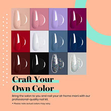 Load image into Gallery viewer, Beetles 12 Colors Gel Nail Polish Starter Kit with UV Light 48W LED Nail Lamp Cure Base Top Coat Gel Nude Gray Pink Blue Gel Polish Glitter Powder Nail Art Rhinestone Gems DIY Manicure Gift for Women