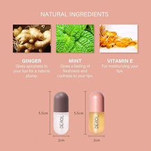 Load image into Gallery viewer, Lip Plumper Set,Natural Lip Plumper and Lip Care Serum,Lip Enhancer for Fuller,Beautiful Fuller Day & Night Moisturizing Repair Lip Gloss Set, Hydrating & Reduce Fine Lines