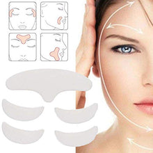 Load image into Gallery viewer, Oia Skin, 5pcs Anti Wrinkle Silicone Patch | Various Shapes Reusable Washable Forehead Eye Face Anti Aging Patch for Prevent and Eliminate Wrinkles Fine Lines Skin Lifting