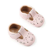 Load image into Gallery viewer, ESTAMICO Baby Girls Sneakers PU Leather Anti-Slip Summer Infant Prewalker Shoes Pink 0-6 Months