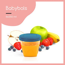 Load image into Gallery viewer, Babymoov Babybols airtight baby food storage containers, weaning pots, 250 ml, Pack of 6