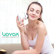 Load image into Gallery viewer, VOYOR Handheld Massager Cordless Deep Tissue Cellulite Massager for Face, Arm, Hand, Neck, Foot and Body, Silicone Face Brush, 3 Multi-Functional Heads, IPX7 Waterproof & Rechargeable VRMM1-NEW