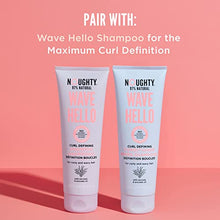 Load image into Gallery viewer, Noughty Wave Hello Curl Taming Cream, 97% Natural Sulphate Free Vegan Curl Defining Haircare, Vitamin Rich Smoothing Formula for Curly & Wavy Hair (150ml)