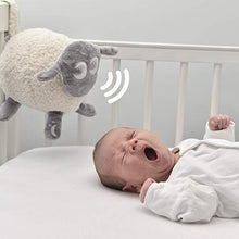 Load image into Gallery viewer, Sweet Dreamers, Ewan Deluxe with Shush, Grey - Washable Baby Sleep Aid with Cry Sensor