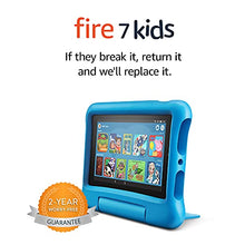 Load image into Gallery viewer, Fire 7 Kids tablet | for ages 3-7 | 7" Display, 16 GB | Blue Kid-Proof Case