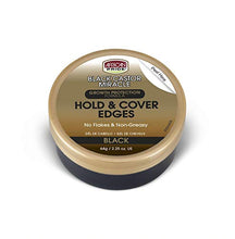 Load image into Gallery viewer, African Pride Black Castor Miracle Black Hold & Cover Edge Gel - growth protection formula 64g