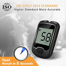 Load image into Gallery viewer, SEEYC Blood Glucose Monitor Meter, Diabetes Testing Kit, 50 Blood Sugar Tester Strips with 1 Lancing Device …