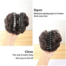 Load image into Gallery viewer, MEIRIYFA Hair Bun Scrunchy Scrunchie Hair Extensions Curly Wavy Updo Hair Messy Hair Bun Extensions Donut Hair Chignons Hair Piece (Brown)