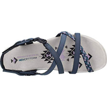 Load image into Gallery viewer, Skechers Women's Reggae Slim - Vacay-40955 Sling Back Sandals, Blue Navy Nvy, 5 UK