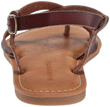 Load image into Gallery viewer, Amazon Essentials Women's Casual Strappy Sandal, Brown, 7.5 B US