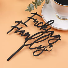 Load image into Gallery viewer, LOVENJOY Funny Finally Cake Topper for Wedding Brial Shower Cake Decoration Supplies, Gift Boxed