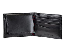 Load image into Gallery viewer, Tommy Hilfiger Men's Sw-31tl22x062-blk Bi-Fold Wallet, Casual Black Ranger, One Size