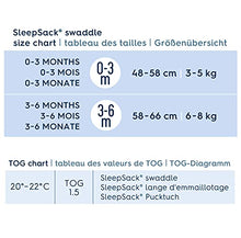 Load image into Gallery viewer, HALO Sleep Sleepsack Swaddle, 1.5 TOG 100% Cotton Swaddle, Newborn Baby Swaddle Blanket, Unisex for Boys and Girls, 0-3 Months, Midnight Moons Blue
