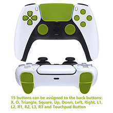Load image into Gallery viewer, eXtremeRate Black Rubberized Grip Programable RISE 2.0 Remap Kit for PS5 Controller BDM 010 & BDM 020, Upgrade Board & Redesigned Back Shell & Back Buttons for PS5 Controller - Controller NOT Included
