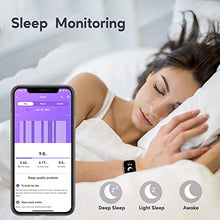 Load image into Gallery viewer, Smart Watch,1.69'' Full Touch Fitness Tracker with Heart Rate, Blood Pressure, SpO2 and Sleep Monitor, Message Notification,IP68 Waterproof Step Counter Watch for Women Man Compatible Android iPhone
