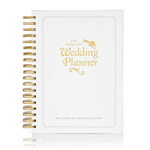 Load image into Gallery viewer, The Complete Wedding Planner book journal and organiser by DayWorks: Perfect engagement gift includes checklists, pockets, Undated Diary & much more to help organize the perfect wedding