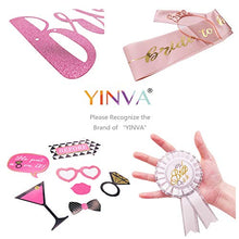 Load image into Gallery viewer, Hen Party Accessories Bride to Be Set 32 Pcs Include Bride to Be Sash, Bride Tiara, Tattoos, Sunglasses, Bride to Be Banner, Photo Booth Props, Rosette Badge, Hen Party Veil with Comb for Hen Night