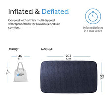 Load image into Gallery viewer, Active Era Luxury Camping Air Bed with USB Rechargeable Pump - Single Size Inflatable Air Mattress with Travel Bag, Portable Air Pump with USB Charging Cable and Foot Pump