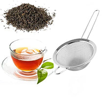 Load image into Gallery viewer, Grids London Ltd 7cm Tea Strainer Fine Mesh Stainless Steel SMALL SEIVE Hooked End Filter Infuser Colander Drainer