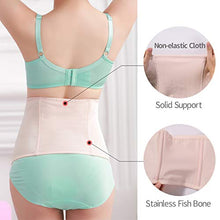 Load image into Gallery viewer, Artist Seyo C Section Recovery Belt Postpartum Belly Band Wrap Abdominal Binder Post Partum Women Belly Belt Pregnancy Belt X-Large Beige