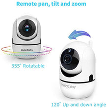 Load image into Gallery viewer, Baby Monitor,Hello Baby Monitor with Camera and Audio, 3.2'' LCD Screen,Rotate 355°horizontally and120°vertically,VOX Mode,Two-Way Audio, Night Vision,Temperature Monitoring, Lullabies