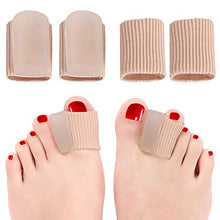 Load image into Gallery viewer, Toe Spacer for Bunion, Toe Corrector and Straighteners for Overlapping Toe, Drift Toes, Hammer Claw Toe, 4 PCS Gel Toe Separators Foot Pain Relief, Big Toe Alignment for Women & Men