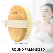 Load image into Gallery viewer, Metene 2 Pack Dry Body Brush, Shower Brush Wet and Dry Brushing, Dry brush for Cellulite and Lymphatic, Body Scrubber with Soft and Stiff Bristles, Suitable for All Kinds of Skin
