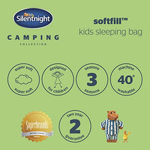 Load image into Gallery viewer, Silentnight Kids Rainbows Mummy Style Sleeping Bag - Boys Girls Children Toddler Spring Summer Holiday Sleep Bags - Machine Washable Junior Camping Essentials