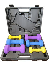 Load image into Gallery viewer, Body Toning Women's Neoprene Dumbbell Set-Multi-Colour, 12 kg, 12kg