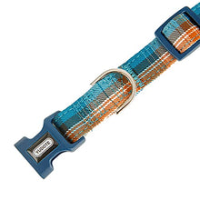 Load image into Gallery viewer, YUDOTE Soft Dog Collar Cloth Wrapped British Style Plaid Collars Non-irritant for Small Dogs with Sensitive Skin,Blue