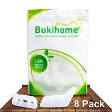 Load image into Gallery viewer, Bukihome Little Toe Separators to Correct Overlapping Toes, Gel Toe Separators for Pinky Toes Separation and Protection - 8 Pack