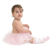 Load image into Gallery viewer, Mocc Ons moccasin washable leather sole slipper socks (24-36 Months, Ballerina)