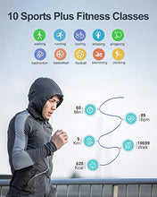 Load image into Gallery viewer, Smart Watch for Women Men, with Make/Answer Call Text Notification Heart Rate Sleep Monitor Music Speaker, 1.69" Touch Screen Fitness Watch IP67 Waterproof Activity Tracker for IOS Android (black2)