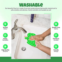 Load image into Gallery viewer, vimzi Pop It Fidget Toy | Fidget Popper Sensory Toys for Autism, Stress Relief Toys, Anxiety Squeeze Toys, Push Bubble Rabbit Poppet Game for Adults and Children (Green)