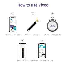 Load image into Gallery viewer, Vivoo | The ONLY Urine Test Strips & Keto Strips with App | Advanced Home Meter for Nutrition, Ketone, Hydration, ph Balance, Infection, Kidney, and Liver Health. | 1 Month / 4 Tests