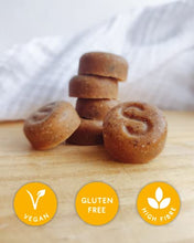 Load image into Gallery viewer, SUPERFOODIO Peanut Butter Buttons | 20g x 6 Original Keto+ packs | Low Carb & Keto Snack | Vegan | All-Natural Ingredients | Protein | No Refined Sugar | (20g x 6 Packs)