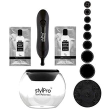 Load image into Gallery viewer, STYLPRO Gift Set Kit: Electric Makeup Brush Cleaner and Dryer Machine with 8 Brush Collars, Spinning Brush Cleaner with Bowl bundle (with two free cleanser sachet included) (ORIGINAL)