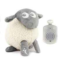 Load image into Gallery viewer, Sweet Dreamers, Ewan Deluxe with Shush, Grey - Washable Baby Sleep Aid with Cry Sensor