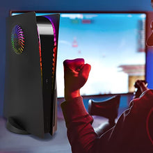 Load image into Gallery viewer, SIKEMAY PS5 Accessories Faceplate for Playstation 5 Digital Edition, RGB LED Light Strip, 7 Colors 29 Effects DIY Decoration Accessories Flexible Tape Lights Strips Kit for PS5 Console with IR Remote