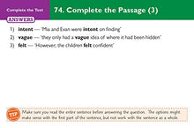 Load image into Gallery viewer, New 11+ CEM Revision Question Cards: Verbal Reasoning Cloze - Ages 10-11: superb revision for the 2022 tests (CGP 11+ CEM)
